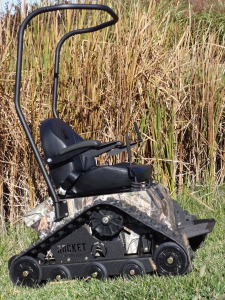 All terrain off road outdoor wheelchair track chair camo